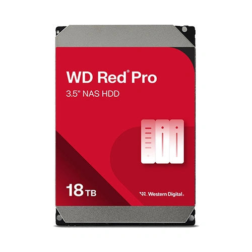 WD Red Pro 18TB 7200 RPM NAS Hard Drive
