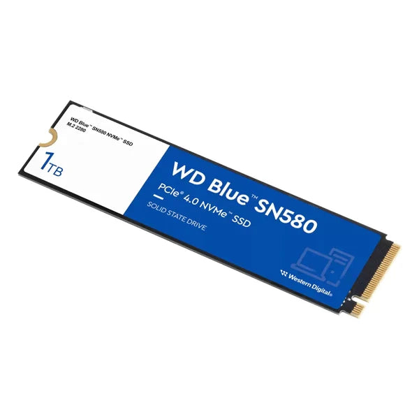 WESTERN DIGITAL Blue SN580 1TB M.2 NVME Gen4 Internal Solid State Drive ( SSD ) - 3