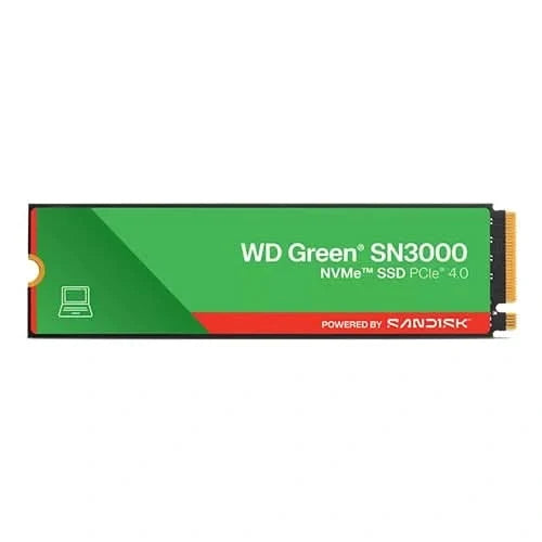 WD Green SN3000 1TB NVMe Gen4 WDS100T5G0E-00VLF0 SSD – TechCure India