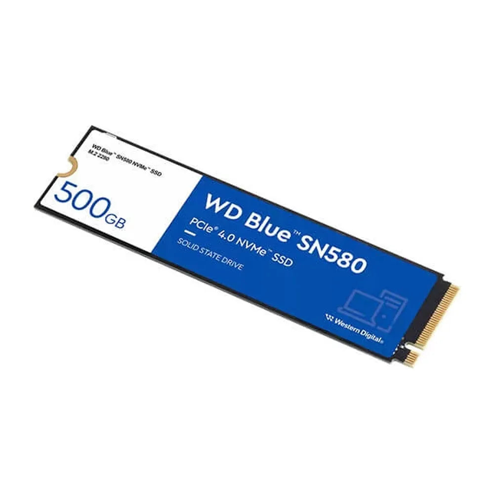 WESTERN DIGITAL Blue SN580 500GB M.2 NVME Gen4 Solid State Drive ( SSD ) - 2
