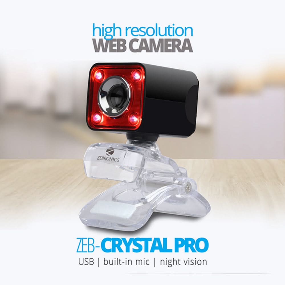 WEB CAM ZEBRONICS (CRISTAL PRO) – TechCure India