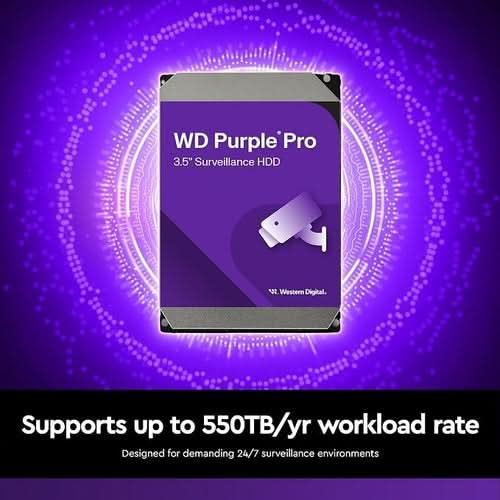 Western Digital 26TB WD Purple Pro Surveillance Internal Hard Drive HDD - SATA 6 Gb/s, 512 MB Cache, 3.5" - WD260PURP – TechCure India