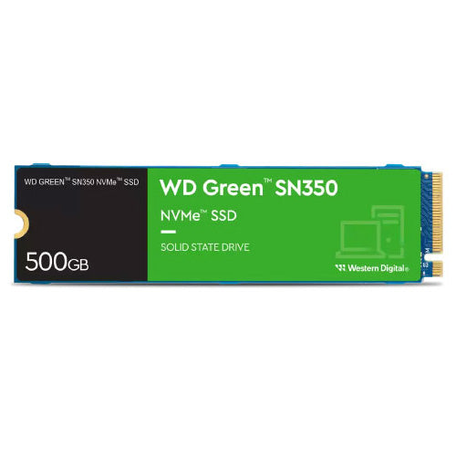 Western Digital Green SN350 500GB M.2 NVMe Gen3 Internal SSD WDS500G2G0C – TechCure India