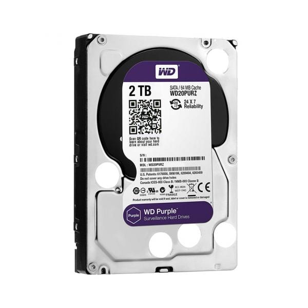 WESTERN DIGITAL Purple 2TB 5400 RPM Desktop HDD – TechCure India