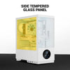ANT ESPORTS X2 LCD ARGB ATX Mid Tower Cabinet (White) - 4