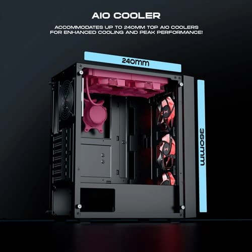 DAWG X 440 ARGB ATX Mid Tower Cabinet ( Black ) - 6