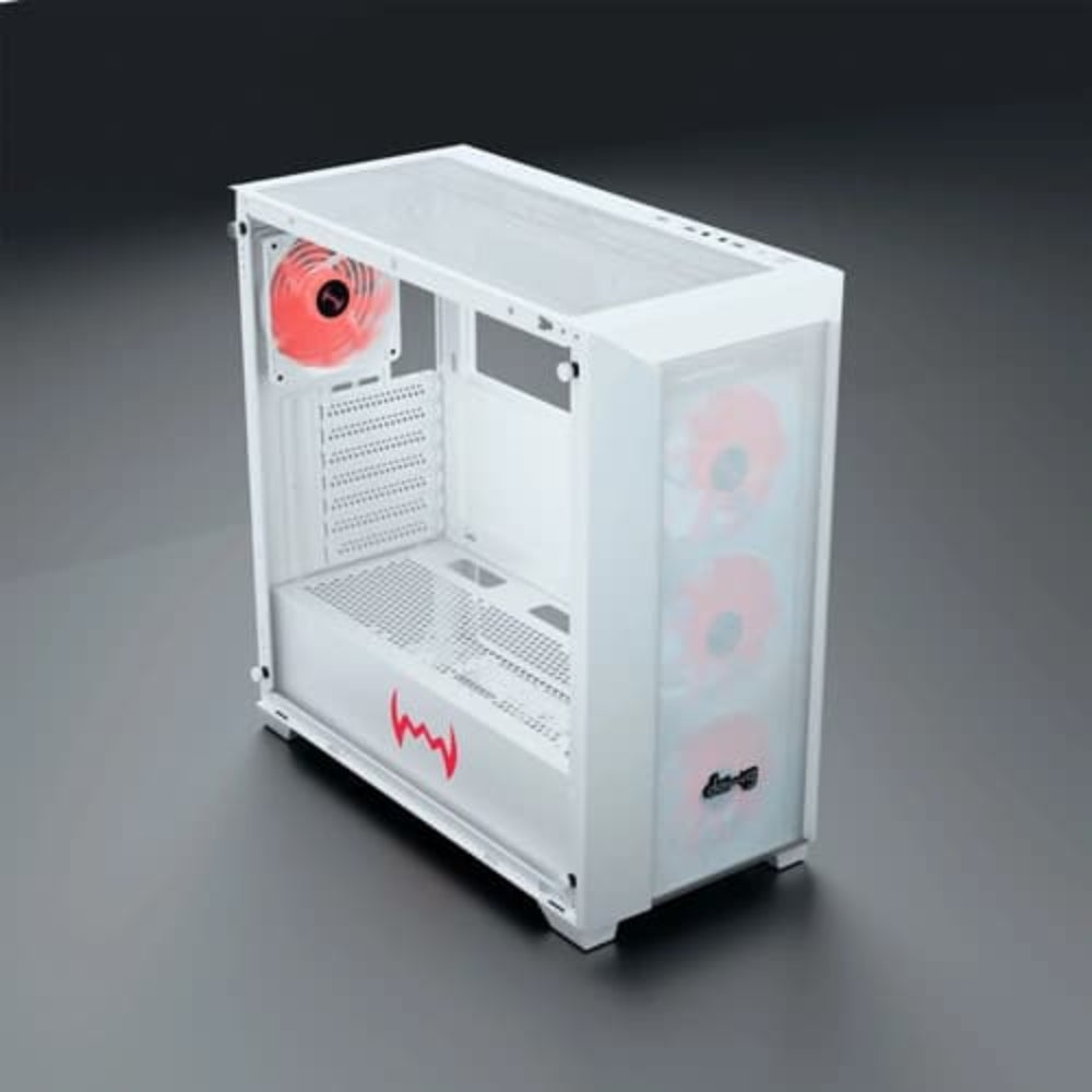 DAWG X 540 ARGB EATX Full Tower Cabinet ( White ) - 2