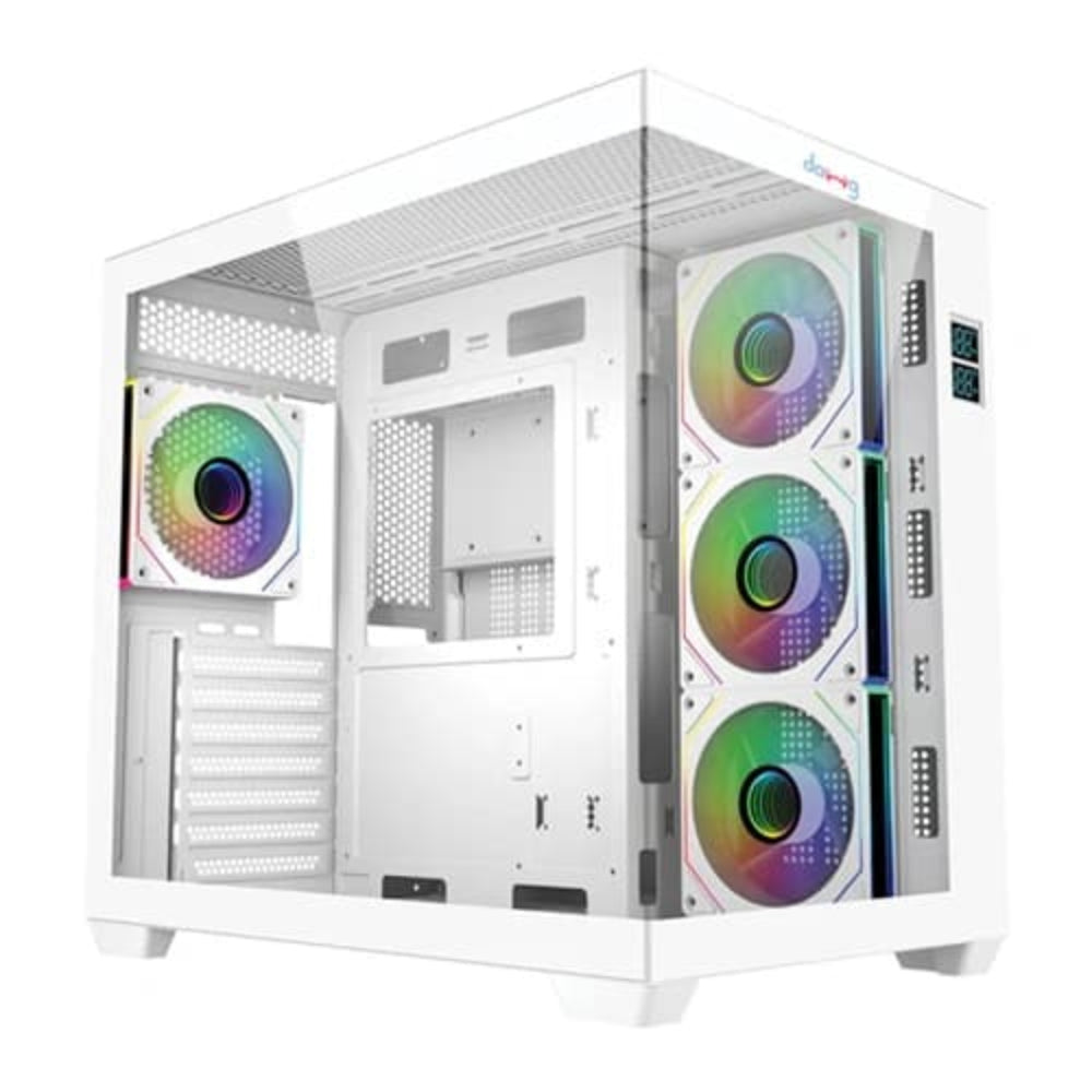 DAWG X 617 ARGB ATX Mid Tower Cabinet ( White ) – TechCure India