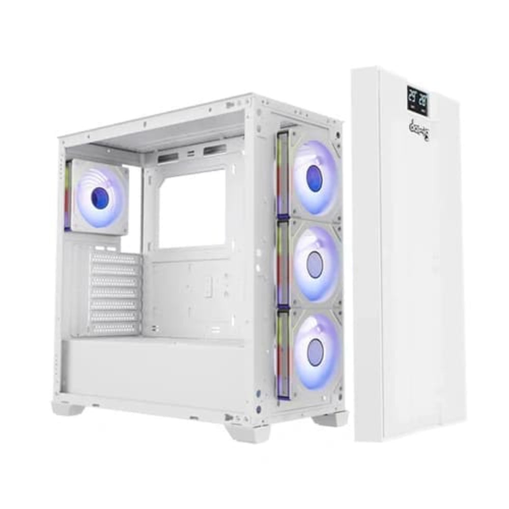 DAWG X 678 ARGB ATX Mid Tower Cabinet ( White ) - 2