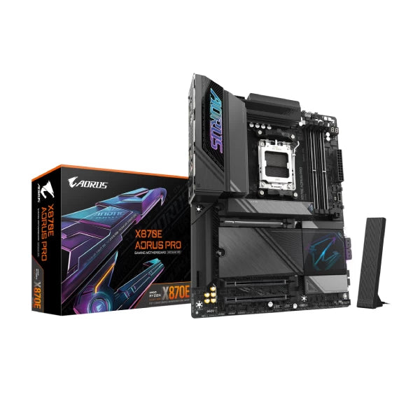 Gigabyte X870E Aorus Pro AM5 ATX Motherboard – TechCure India