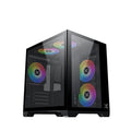 Xigmatek Aqua M ARGB (M-ATX) Mini Tower Cabinet (Black) – Model EN40078 – TechCure India