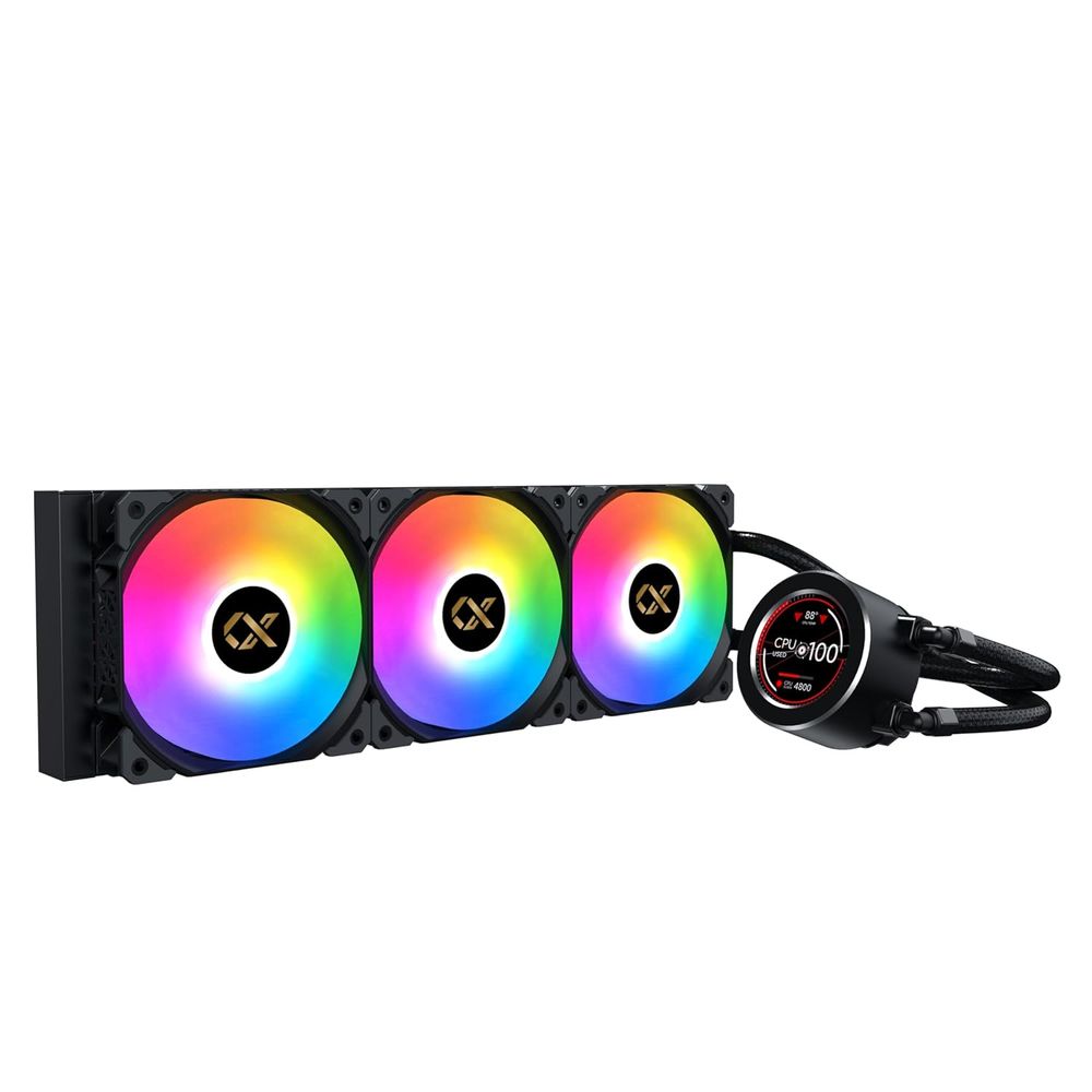 XIGMATEK Frozr-O II 360 ARGB 360mm ARGB CPU Liquid Cooler (Black) – TechCure India