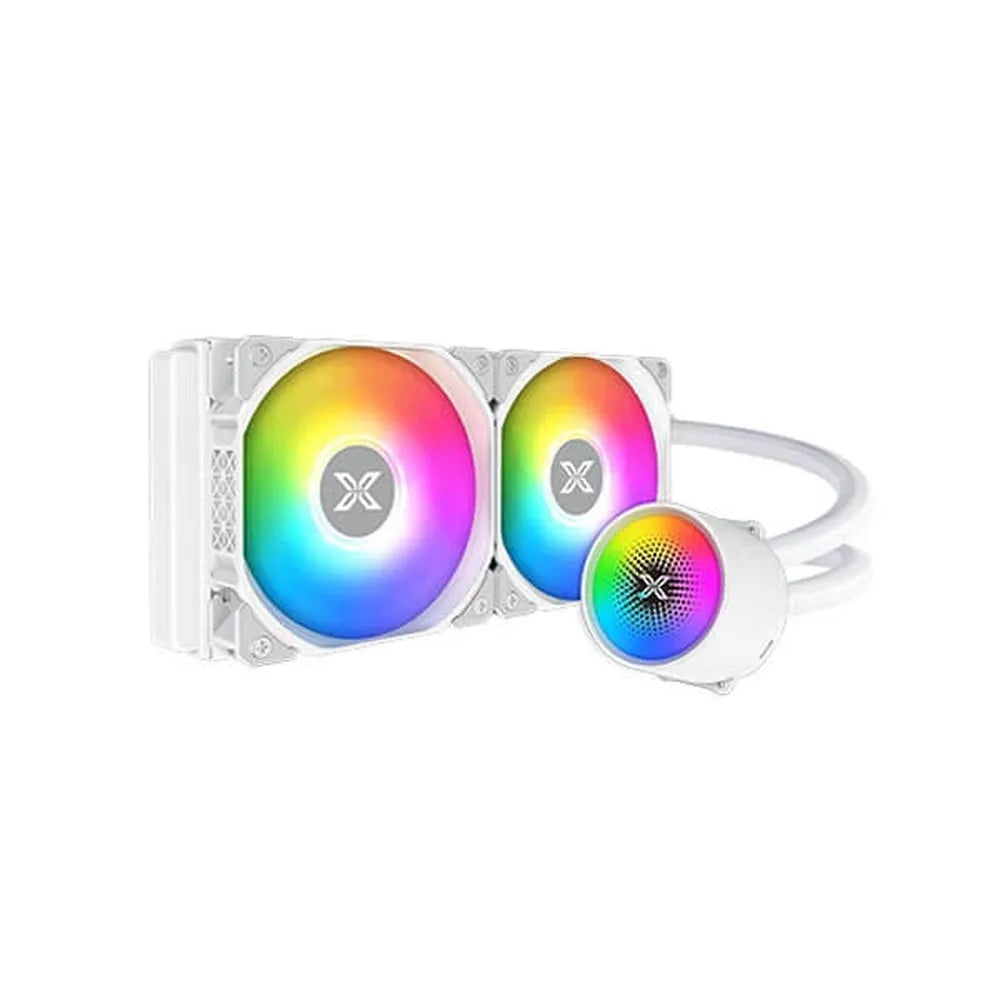 XIGMATEK Liquid Killer X 240 ARCTIC ARGB 240mm CPU Liquid Cooler (White) – TechCure India