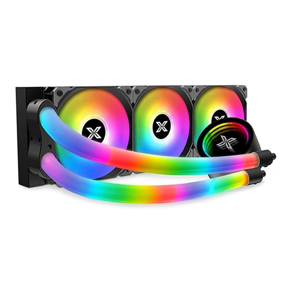XIGMATEK Neon Aqua 360 ARGB 360mm CPU Liquid Cooler (Black) – TechCure India