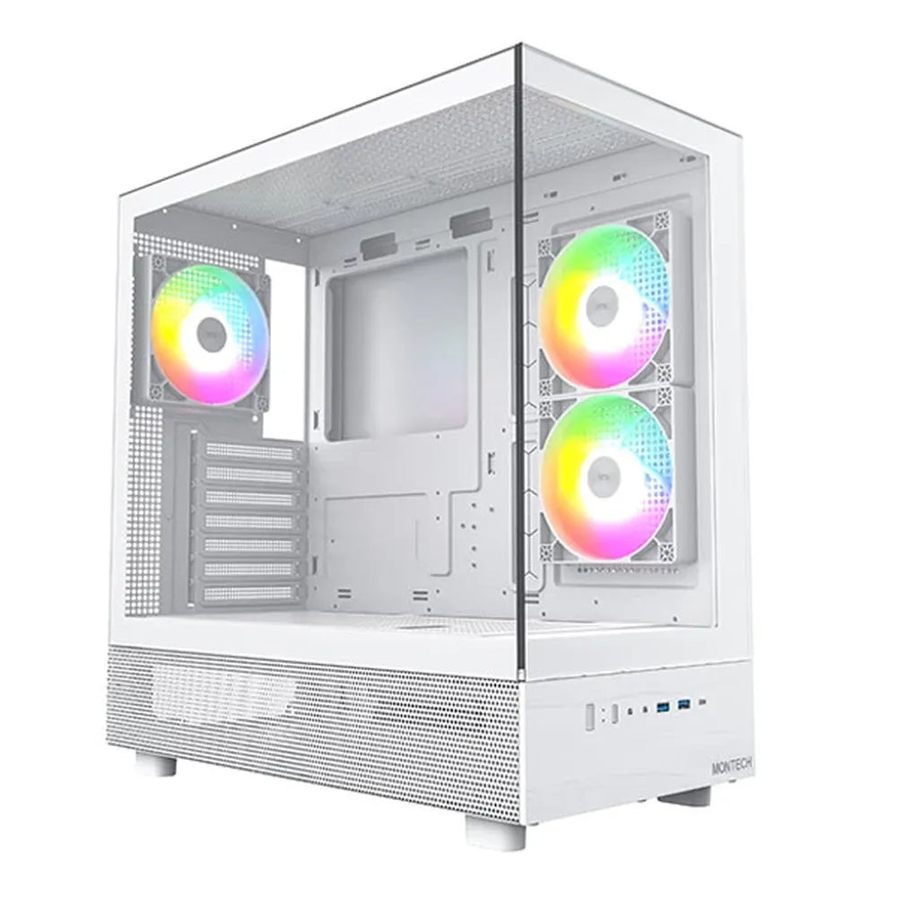 MONTECH XR ATX Mid Tower Cabinet (White)