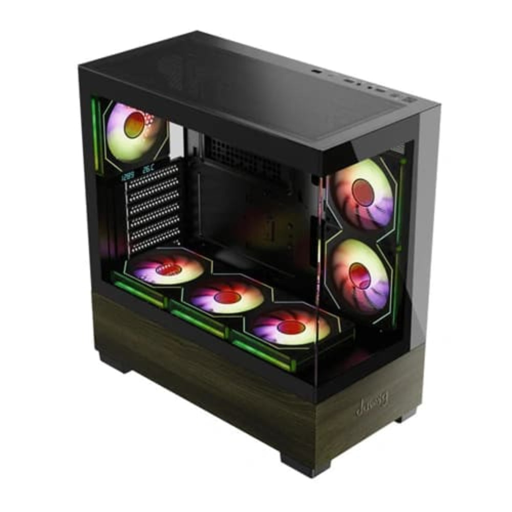 DAWG Y 738 ARGB ATX Mid Tower Cabinet ( Black ) – TechCure India