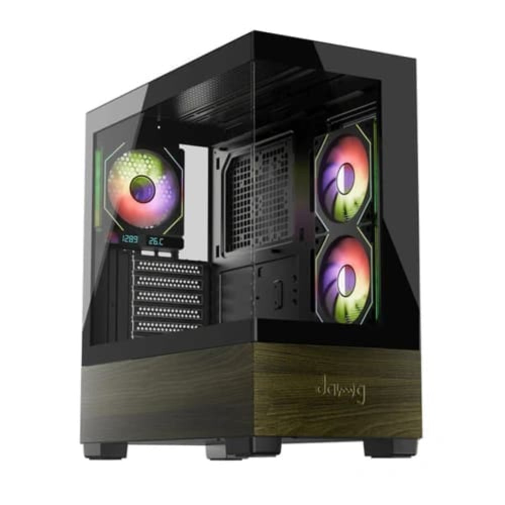 DAWG Y 738 ARGB ATX Mid Tower Cabinet ( Black ) – TechCure India