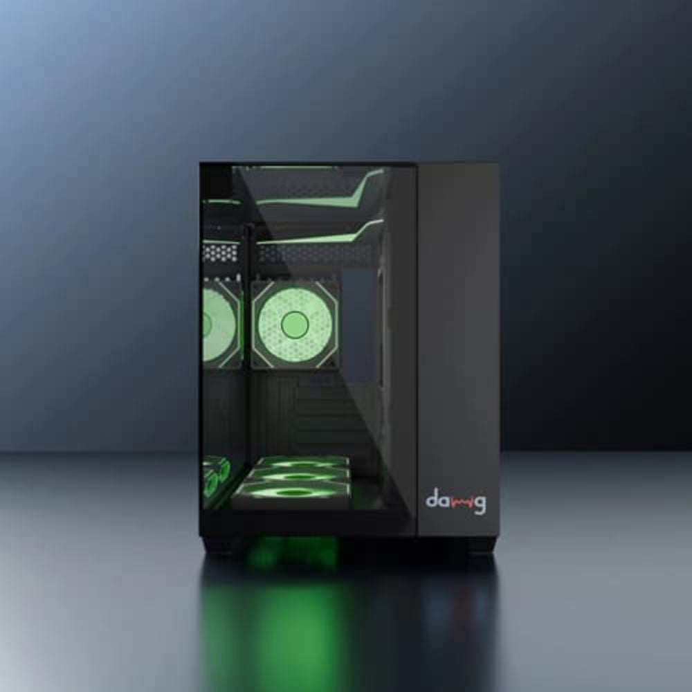 DAWG Y 740 ARGB MATX Mini Tower Cabinet ( Black ) - 2