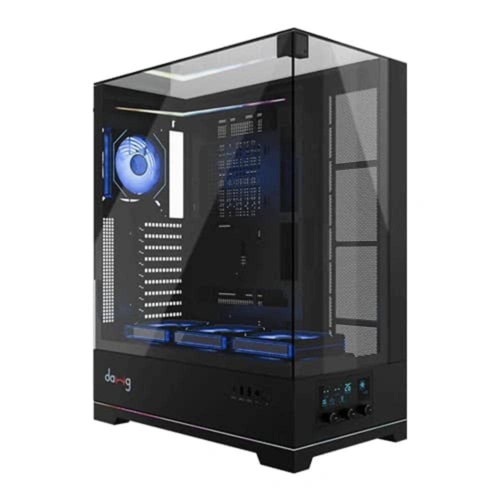 DAWG Y 907 ARGB EATX Full Tower Cabinet ( Black ) – TechCure India
