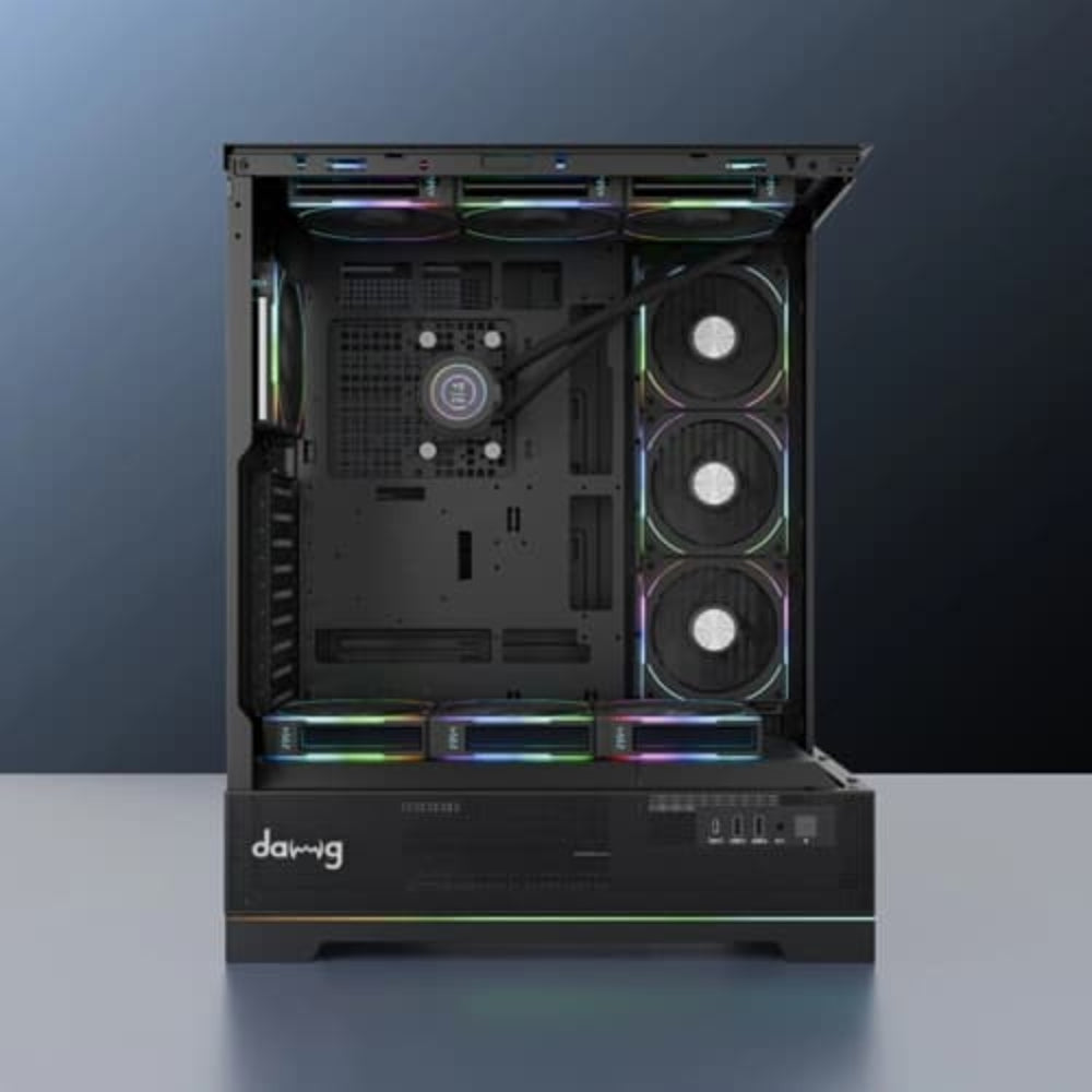 DAWG Y 990 ARGB EATX Mid Tower Cabinet (Black) - 3