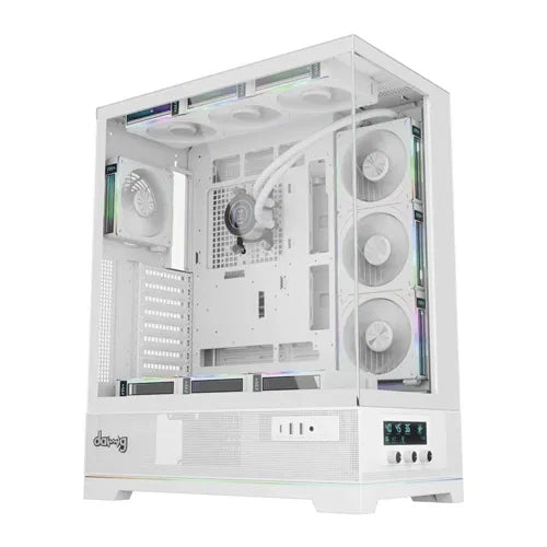 Dawg Y 990 ARGB E-ATX Mid Tower Case - White – TechCure India