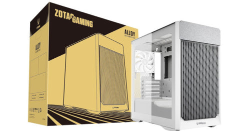 ZOTAC GAMING ALLOY mATX Cabinet (White/Silver)