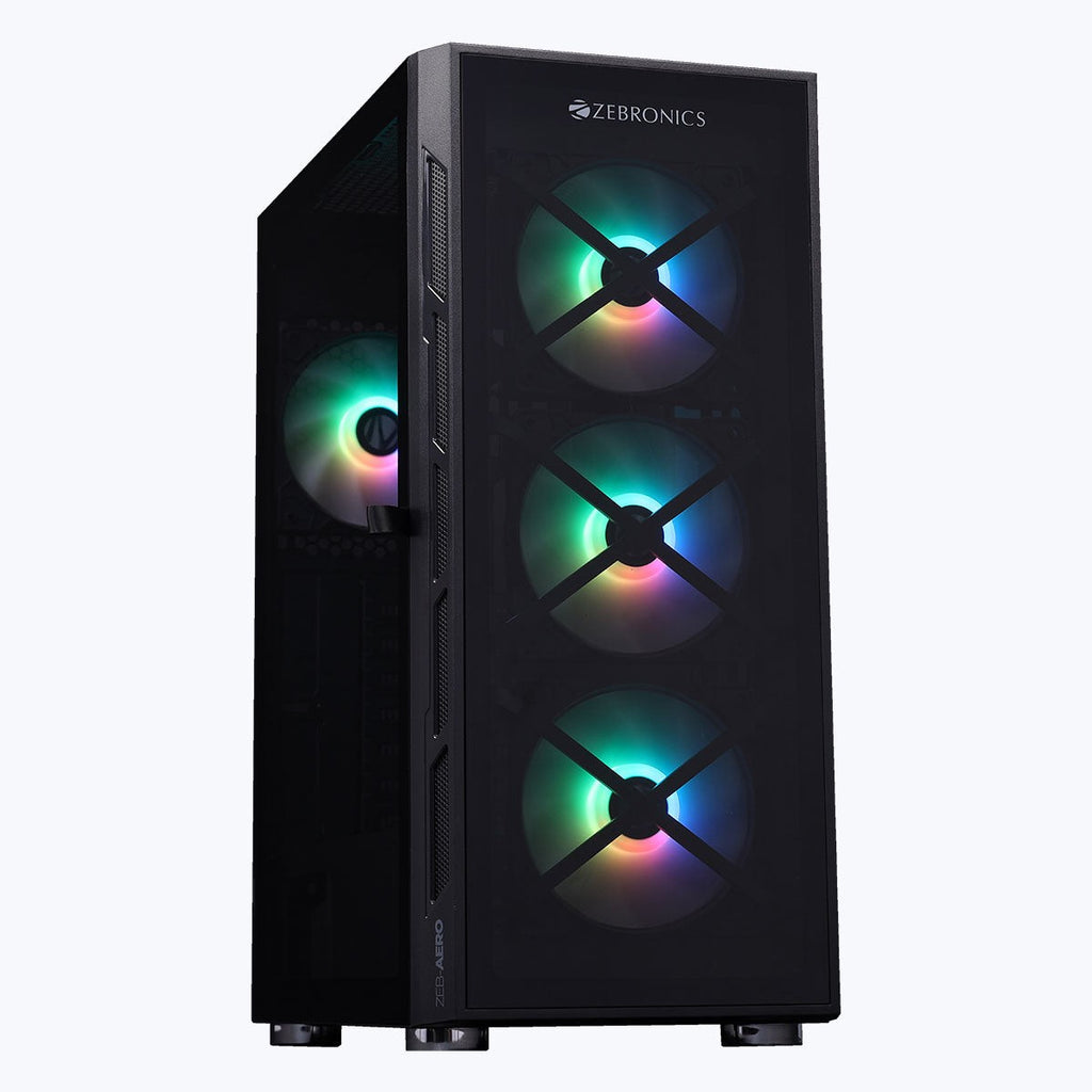 ZEBRONICS Aero Gaming Cabinet (Black) – image 1 – TechCure India