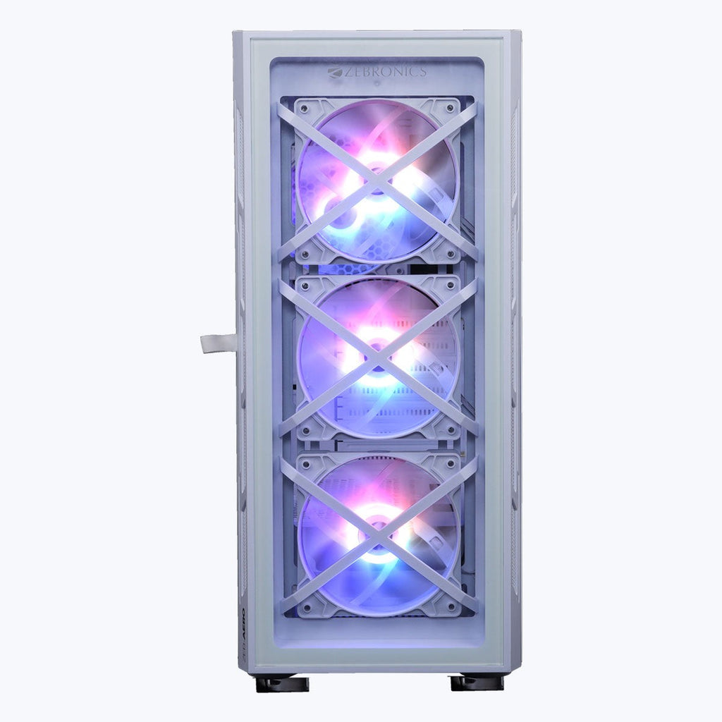 ZEBRONICS Aero Gaming Cabinet (White) - image 1