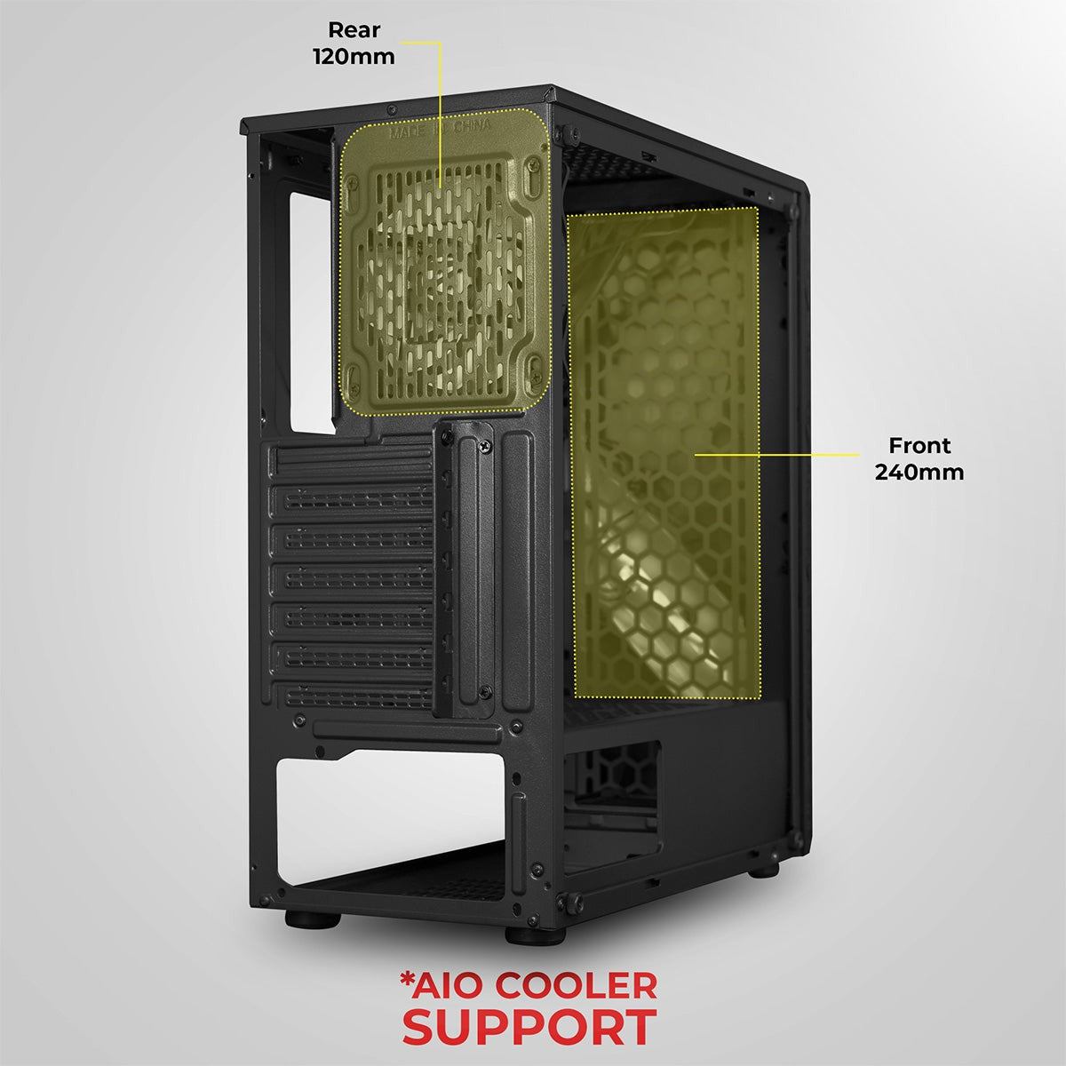 ZEBRONICS Agojie Gaming Cabinet (White) - image 3