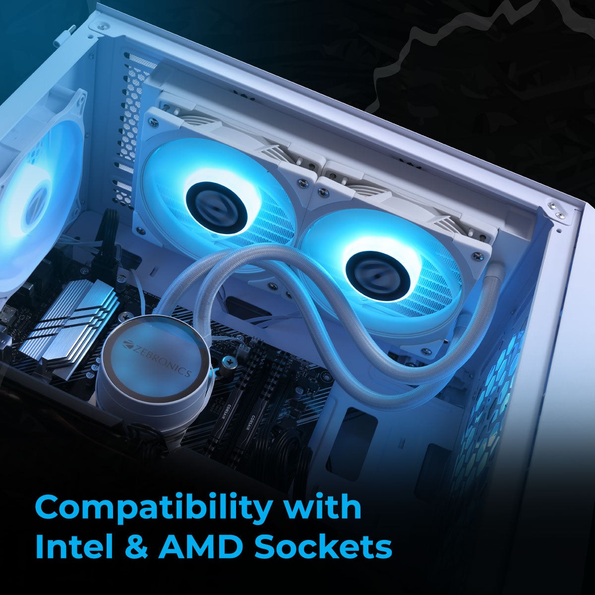 ZEBRONICS AIO 240 AW / AB AIO Cooler (Black) - image 5