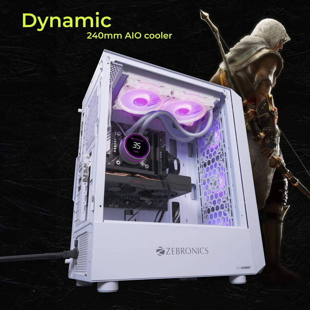 ZEBRONICS AIO 240TB / TW AIO Cooler (Black) – image 3 – TechCure India