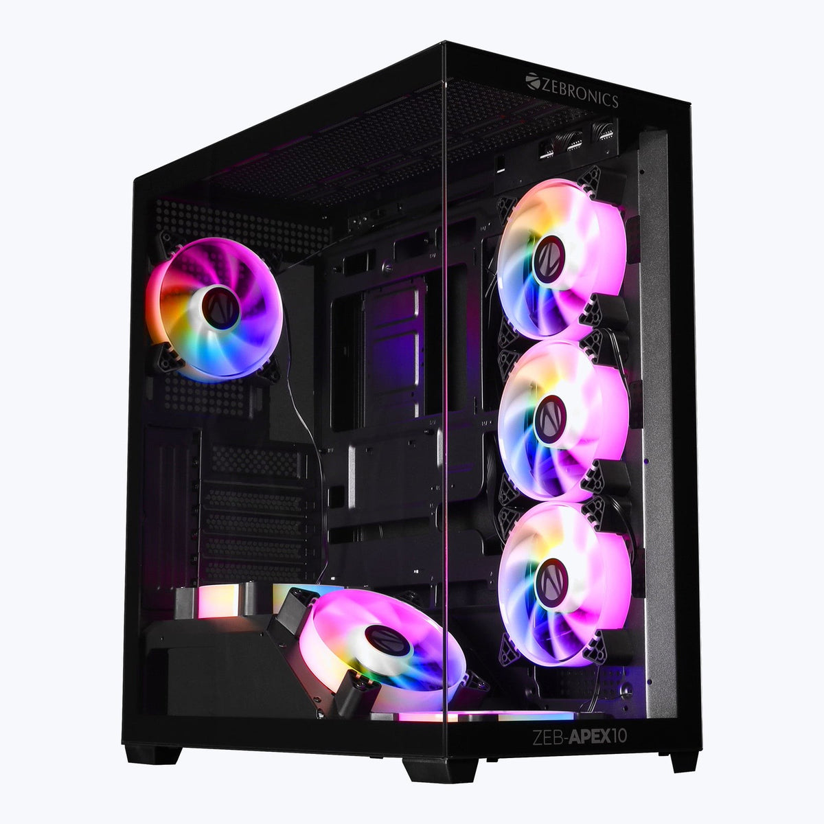 ZEBRONICS Apex 10 Gaming Cabinet (Black) - image 1