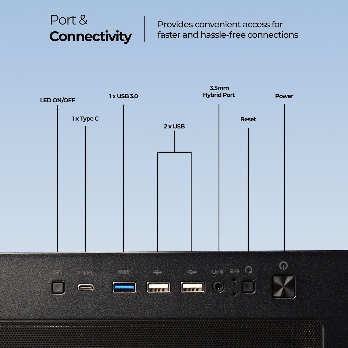 ZEBRONICS Apex 10 Gaming Cabinet (Black) - image 8