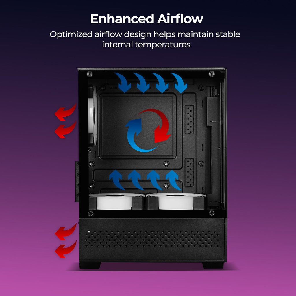 ZEBRONICS Argon 2 Gaming Cabinet (Black) - image 6