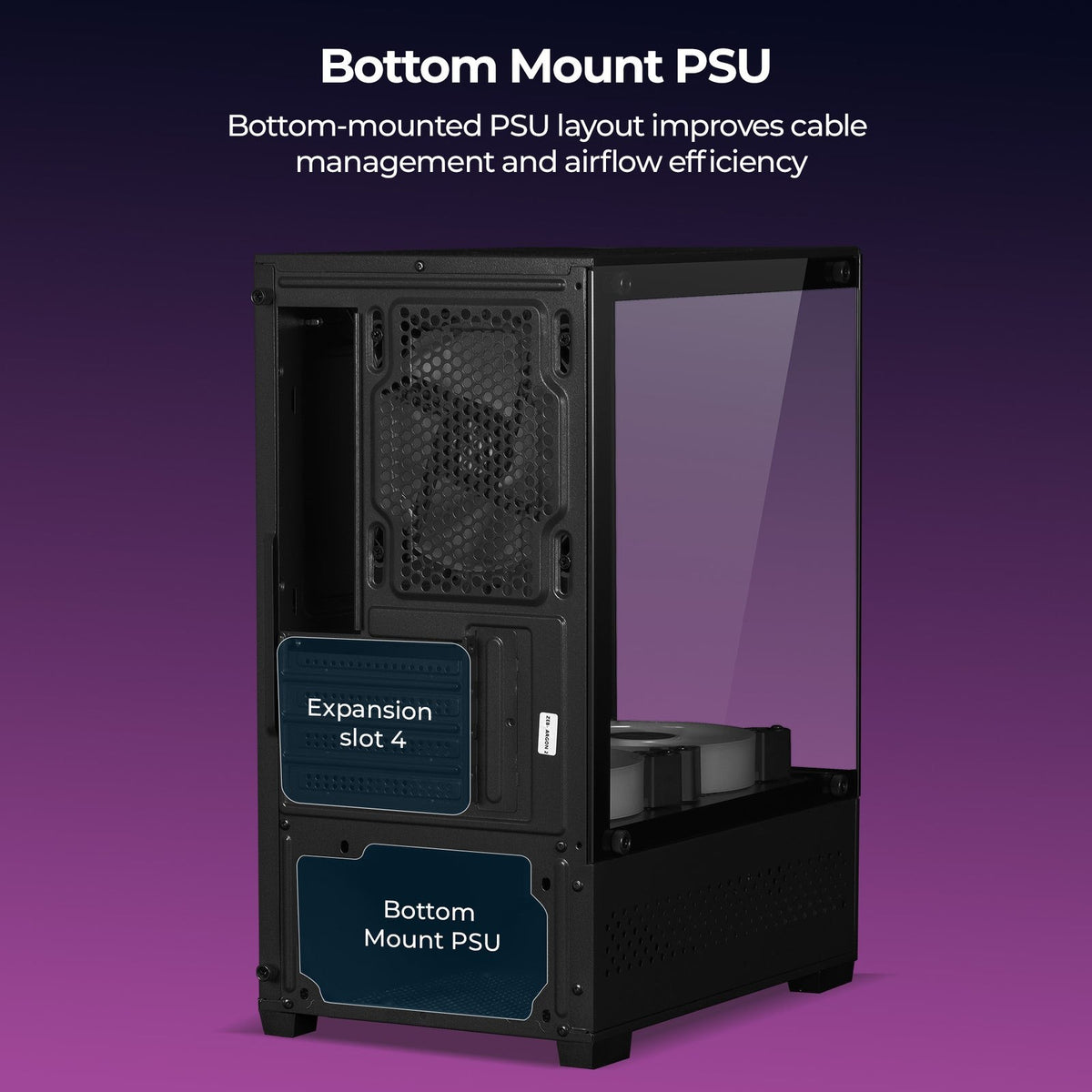 ZEBRONICS Argon 2 Gaming Cabinet (Black) - image 9