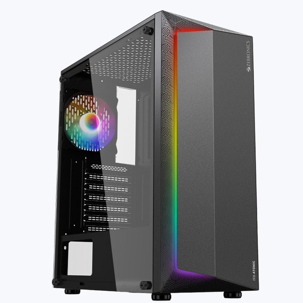 ZEBRONICS Atomic Gaming Cabinet (Black) – image 1 – TechCure India