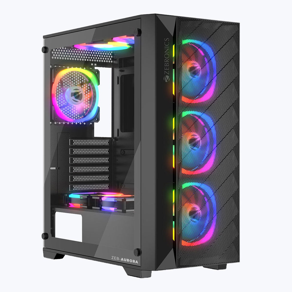 ZEBRONICS Aurora Gaming Cabinet – image 1 – TechCure India