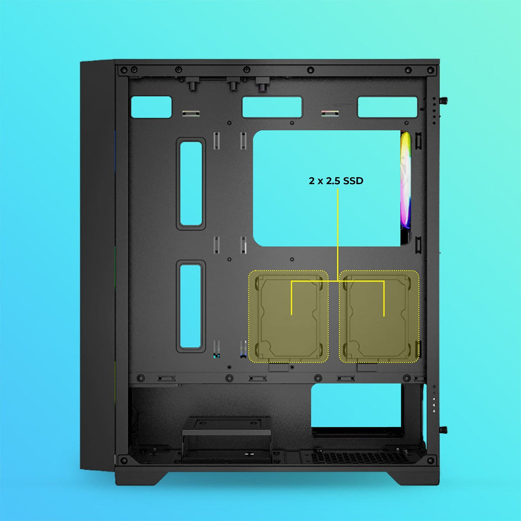 ZEBRONICS Aurora Gaming Cabinet – image 5 – TechCure India