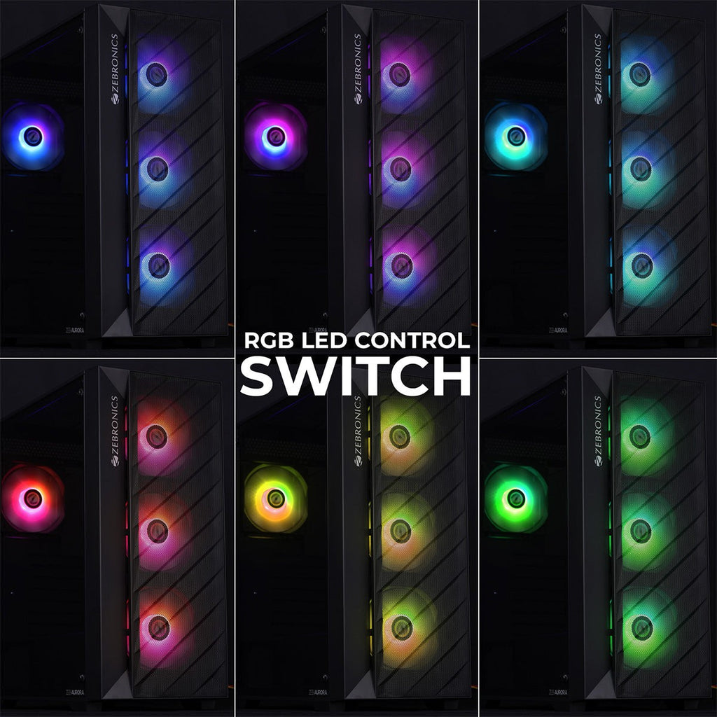 ZEBRONICS Aurora Gaming Cabinet – image 7 – TechCure India