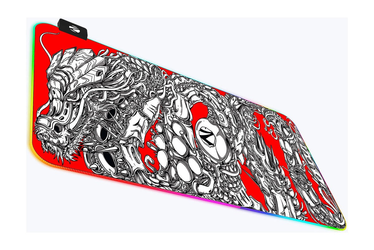ZEBRONICS Blaze XL RGB Gaming Mousepad - perspective view