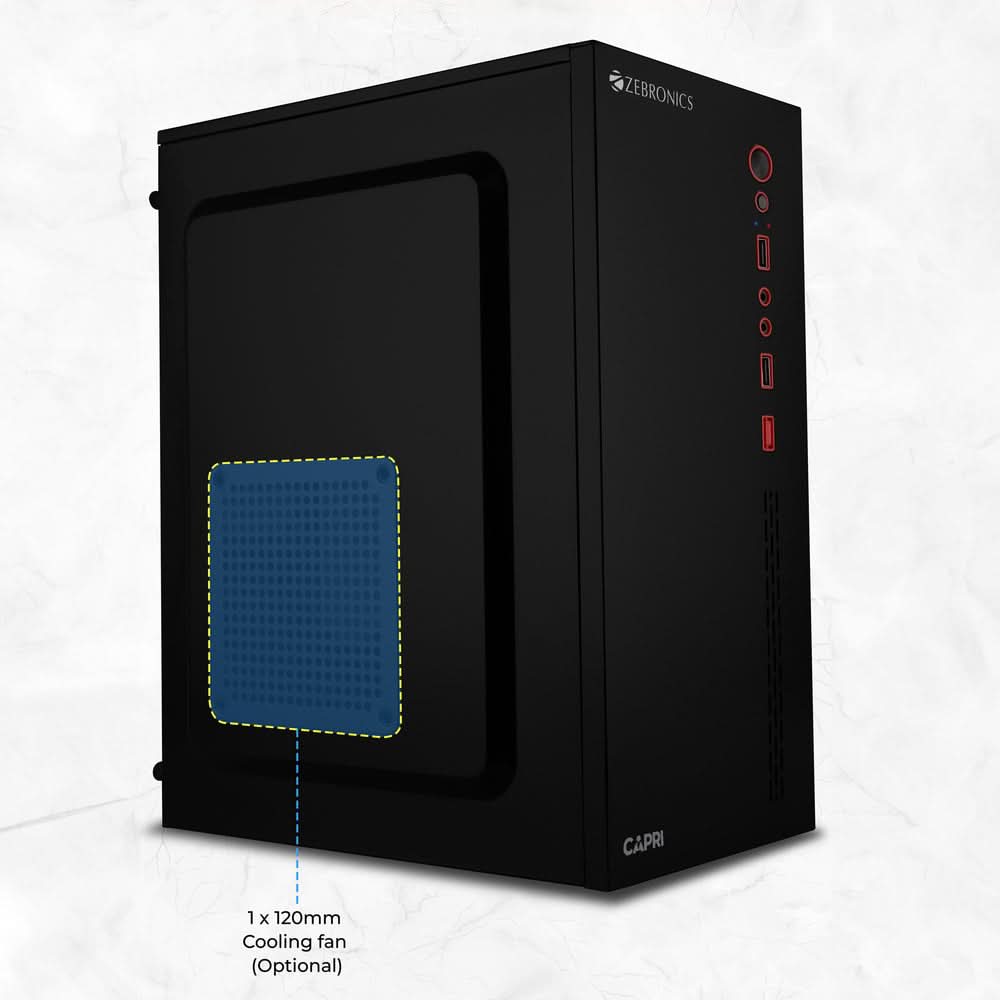 Zebronics Computer Cabinet CAPRI – TechCure India
