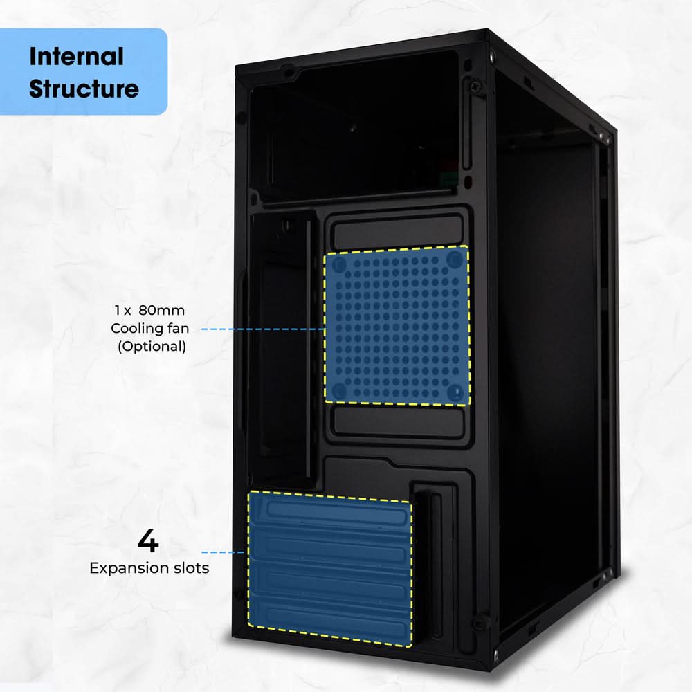 Zebronics Computer Cabinet CAPRI – TechCure India
