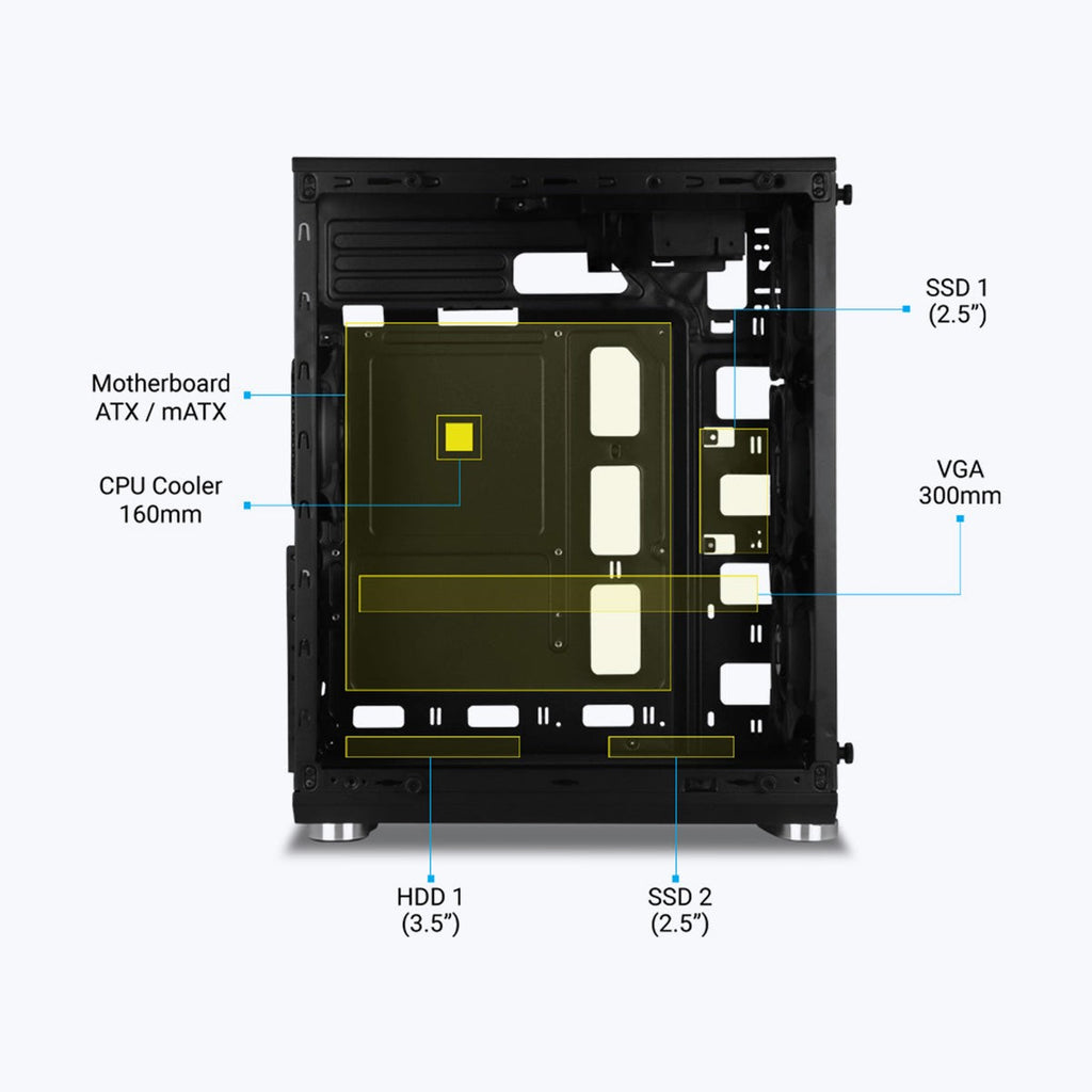 ZEBRONICS Cronus Gaming Cabinet – TechCure India