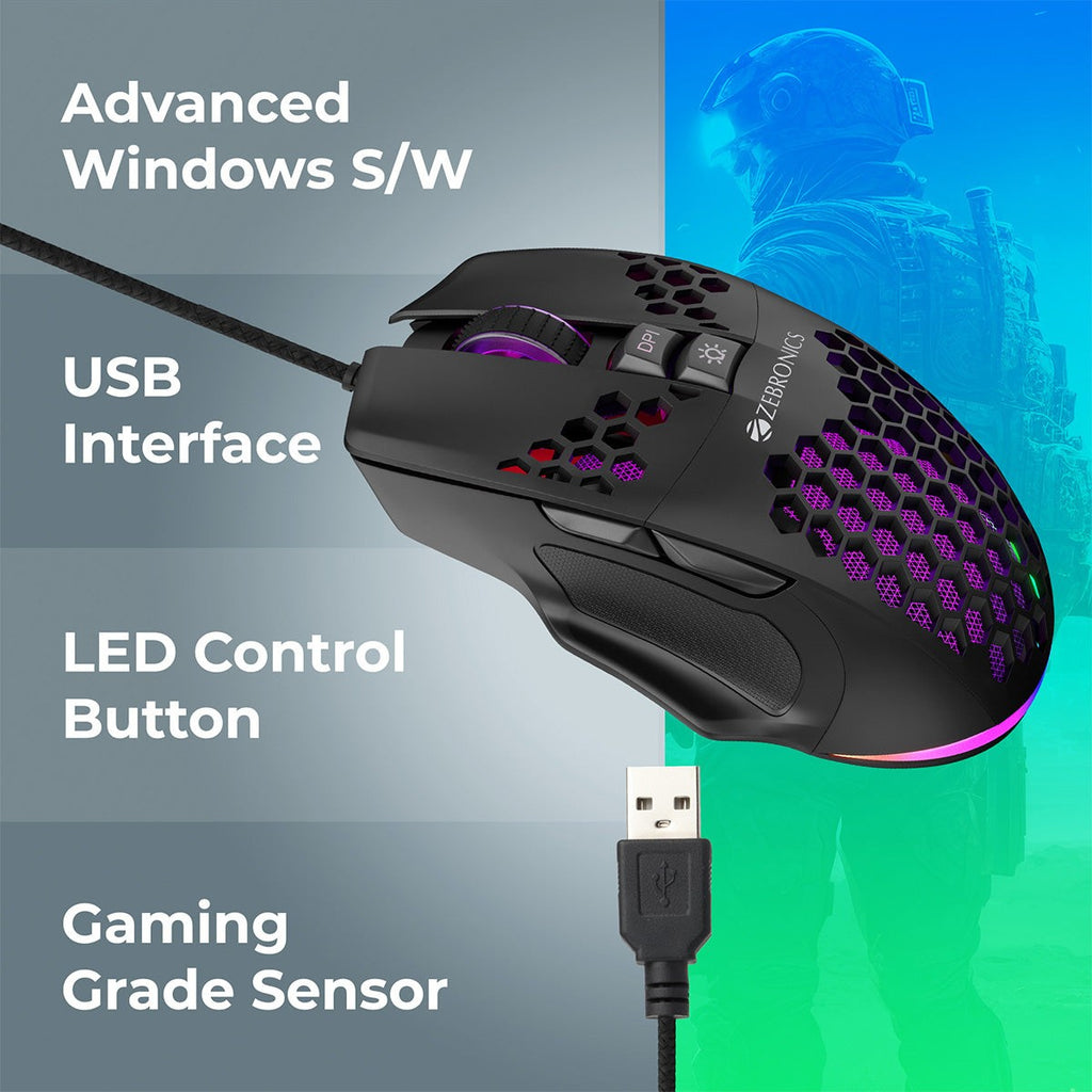 ZEBRONICS Crosshair Gaming Mouse - image 4