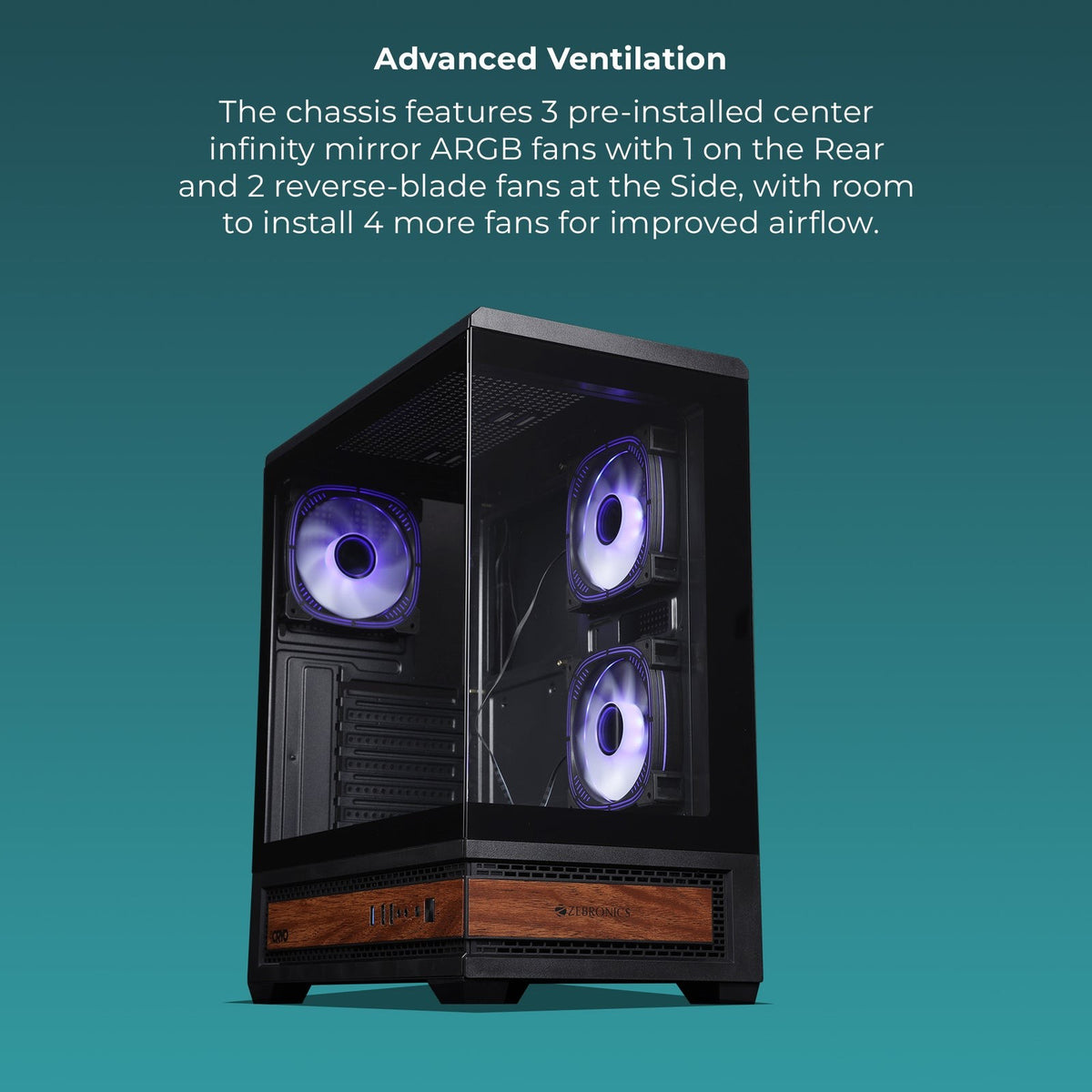 ZEBRONICS Cryo Gaming Cabinet - image 3