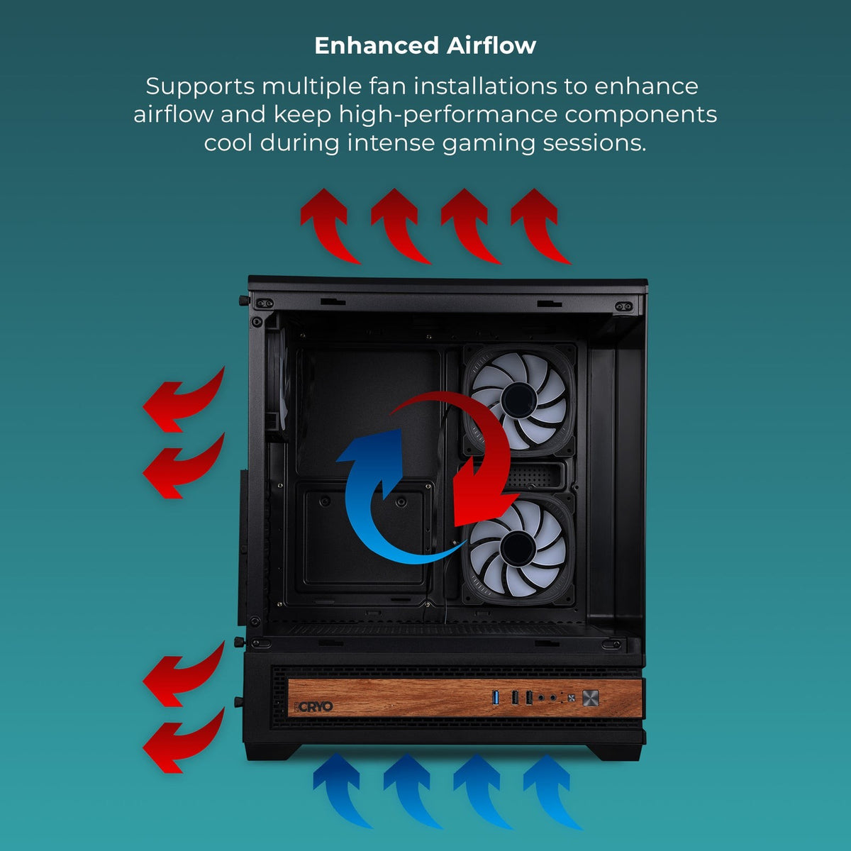 ZEBRONICS Cryo Gaming Cabinet - image 7