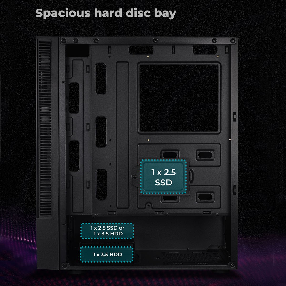 ZEBRONICS Draco Gaming Cabinet – image 10 – TechCure India