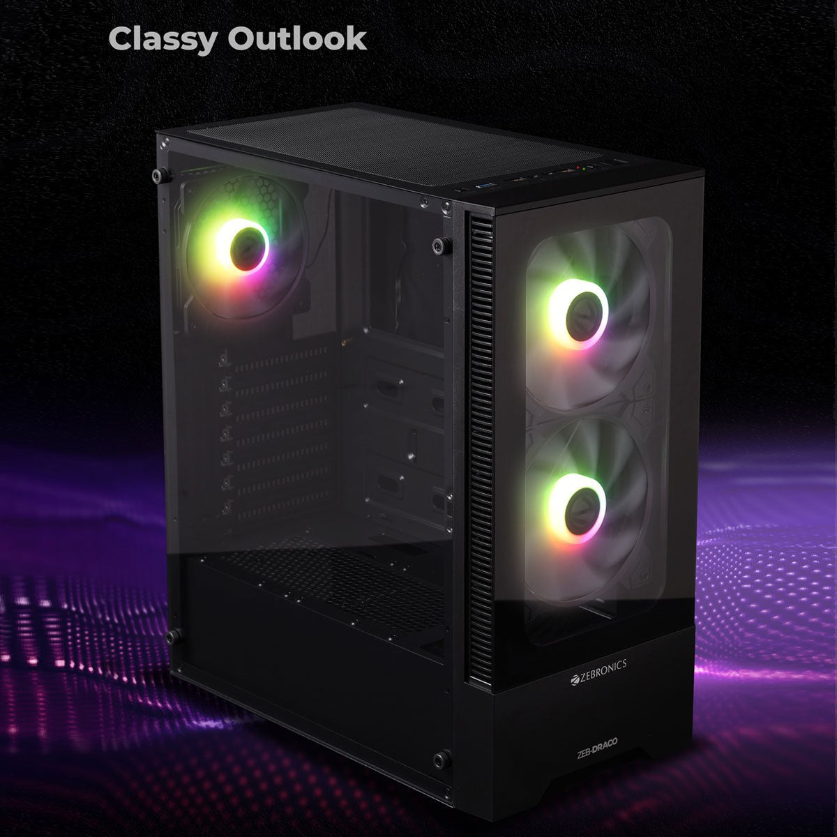 ZEBRONICS Draco Gaming Cabinet – image 3 – TechCure India