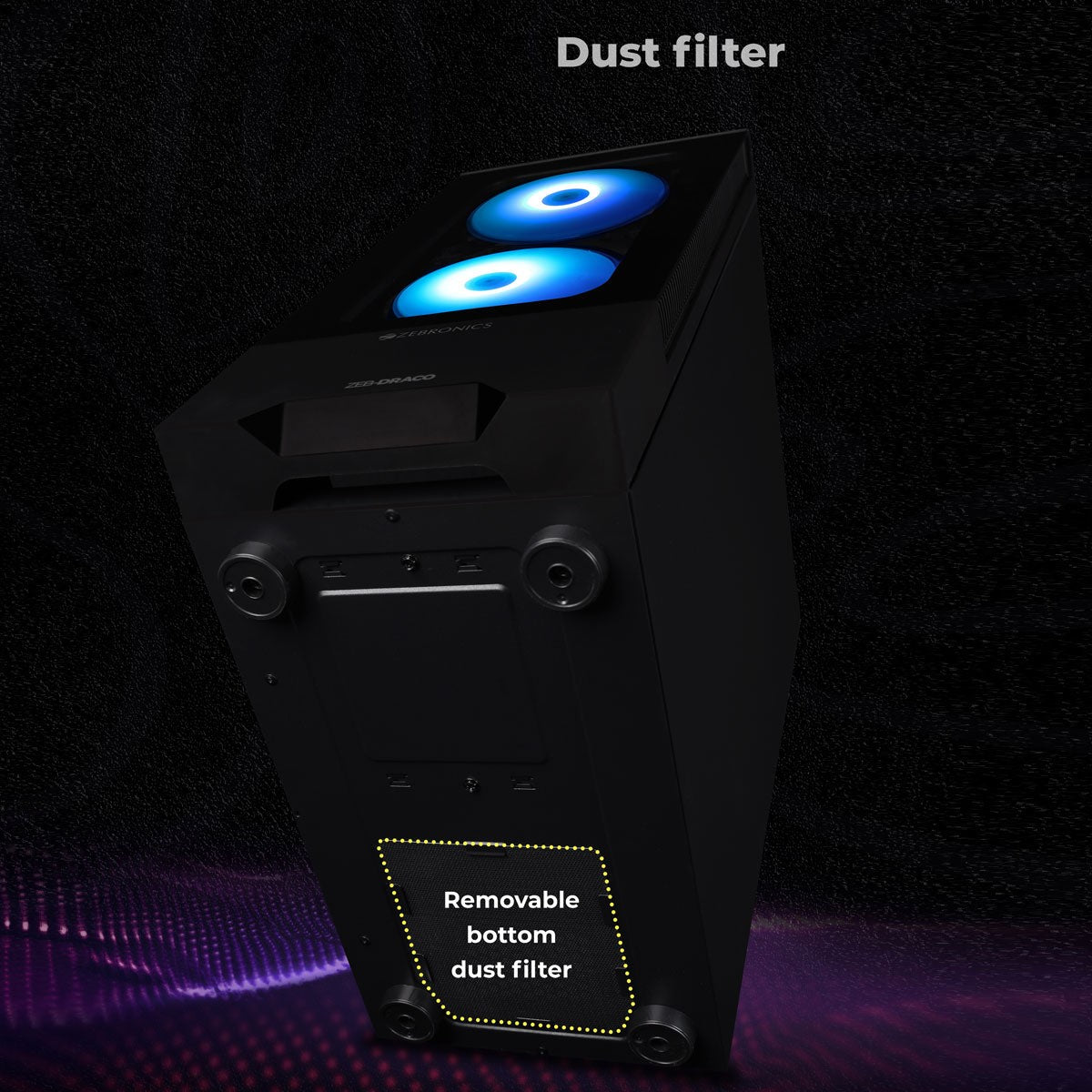 ZEBRONICS Draco Gaming Cabinet – image 8 – TechCure India