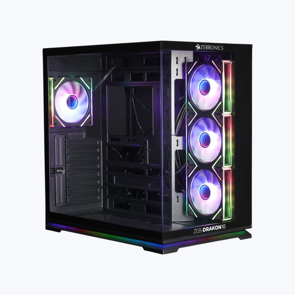 ZEBRONICS Drakon 10 Gaming Cabinet (Black) - image 1
